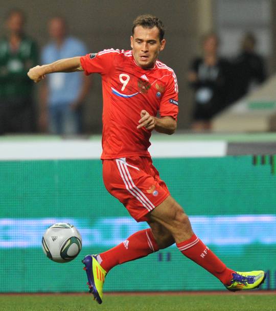 Aleksandr Kerzakov, 31 anni, 76 gettoni con la nazionale russa e 24 gol